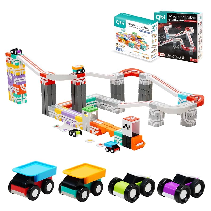 Qbi Magnetic Cubes セット Amazon.com: QBI Magnetic Blocks for Kids Ages 5+｜STEM